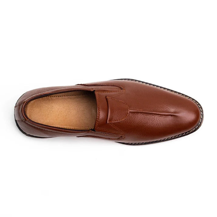 Men’s Masturd Moc Toe Formal Slip-On Shoes
