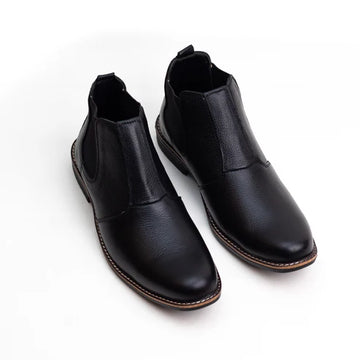Black Classic Chelsea Boots